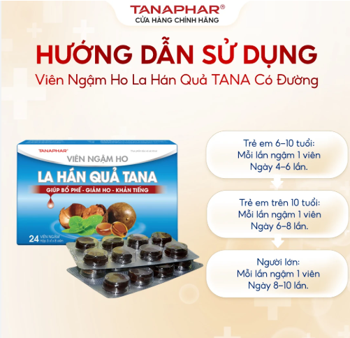Viên Ngậm La Hán Quả Tana 20 Viên 